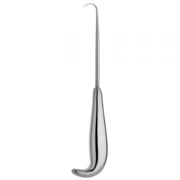 Silver Dingman Bone Hook surgical instruments